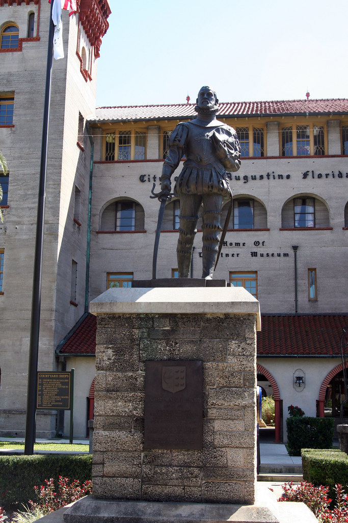 Don Pedro Menendez de Aviles As the plaque on the front re… Flickr