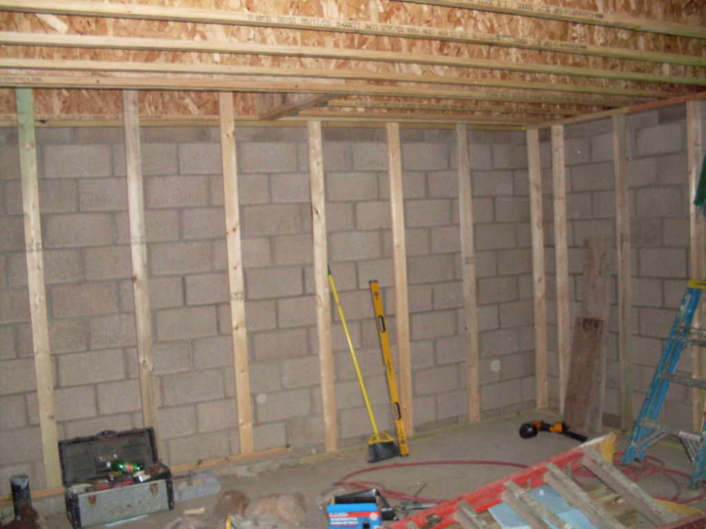 framing the basement walls davenlinda Flickr