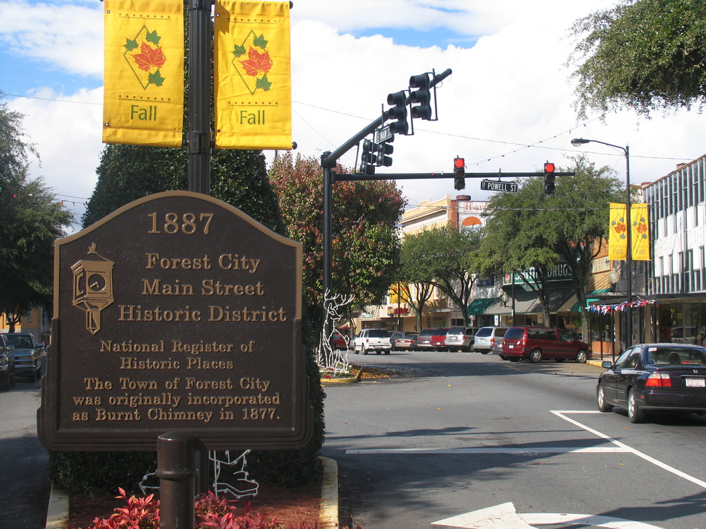 Forest City, NC Downtown Forest City, NC along US 74 Busin… Flickr