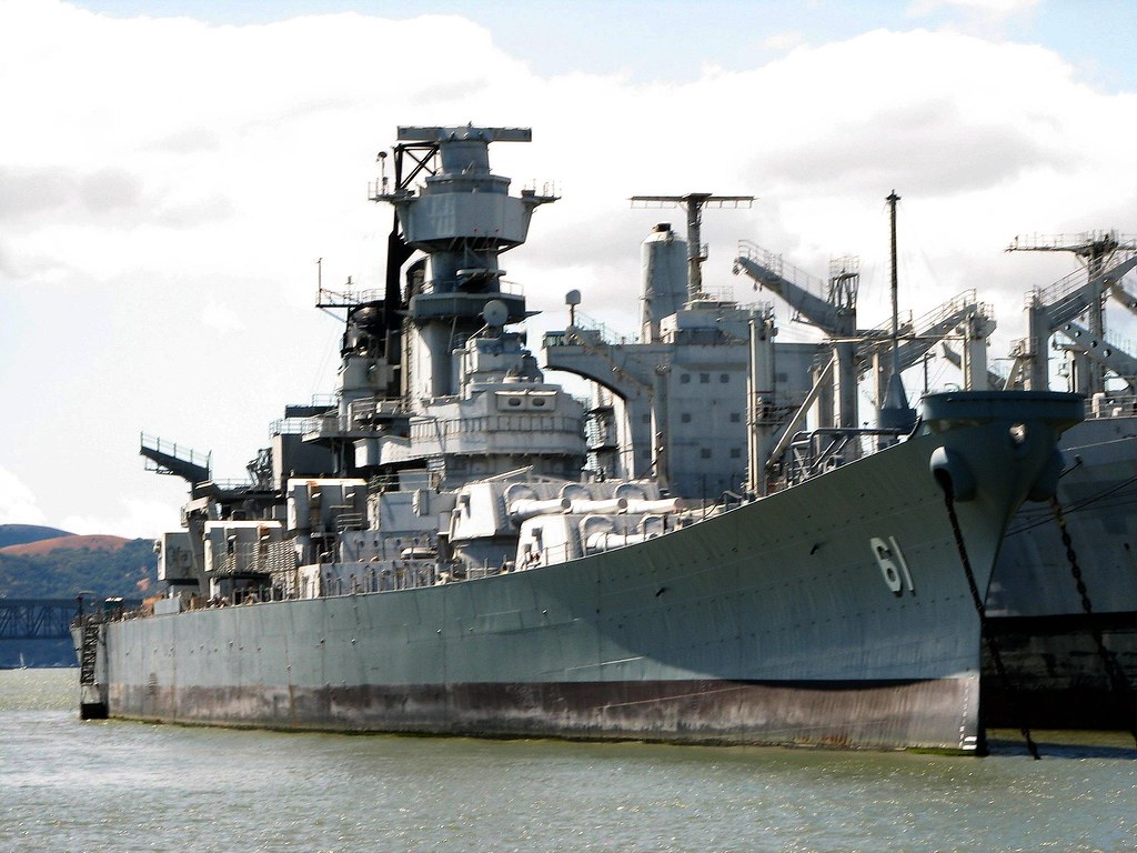 USS Iowa (BB61) 887 ft 3 in Battleship (1942) 02 Jack Snell Flickr