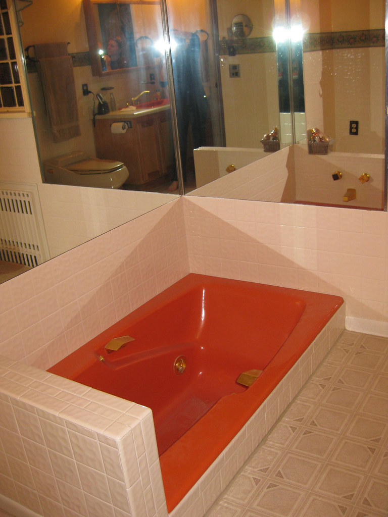 Orange bath tub vonx2 Flickr