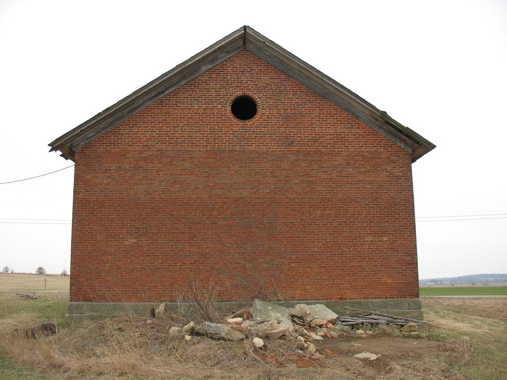 Westfall Road Schoolhouse Rear View View of north side. ddsiple