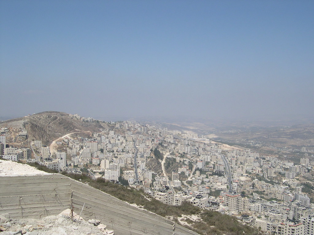 View from Mt. Gerizim Nablus is located in a valley betwee… Flickr