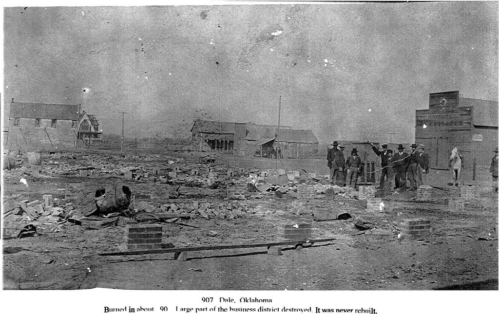 Dale, Oklahoma A large part of the Dale business district … Flickr