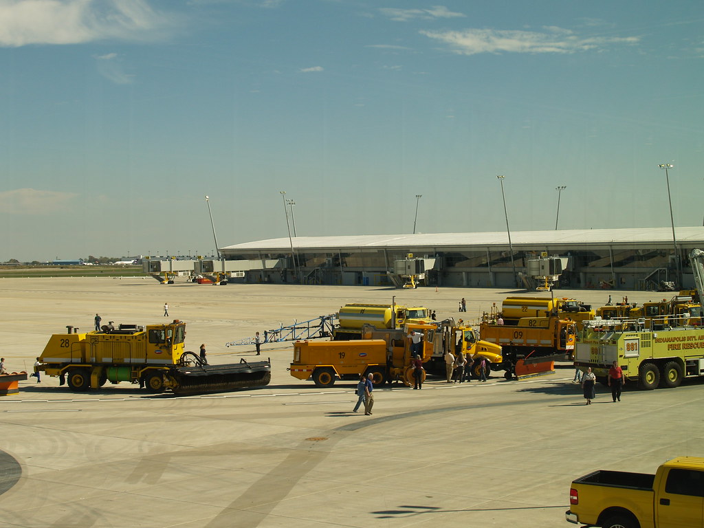 Airport Equipment Airport ground equipment on display. Inc… Flickr