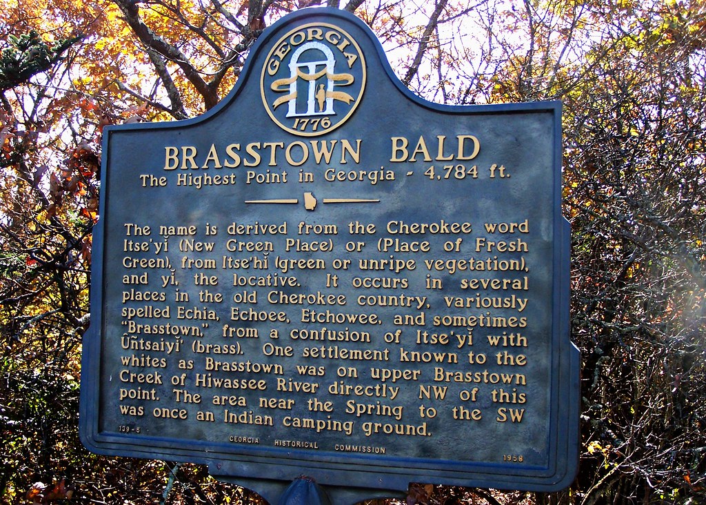 Brasstown Bald Historical Marker (GHM 1395) loc… Flickr