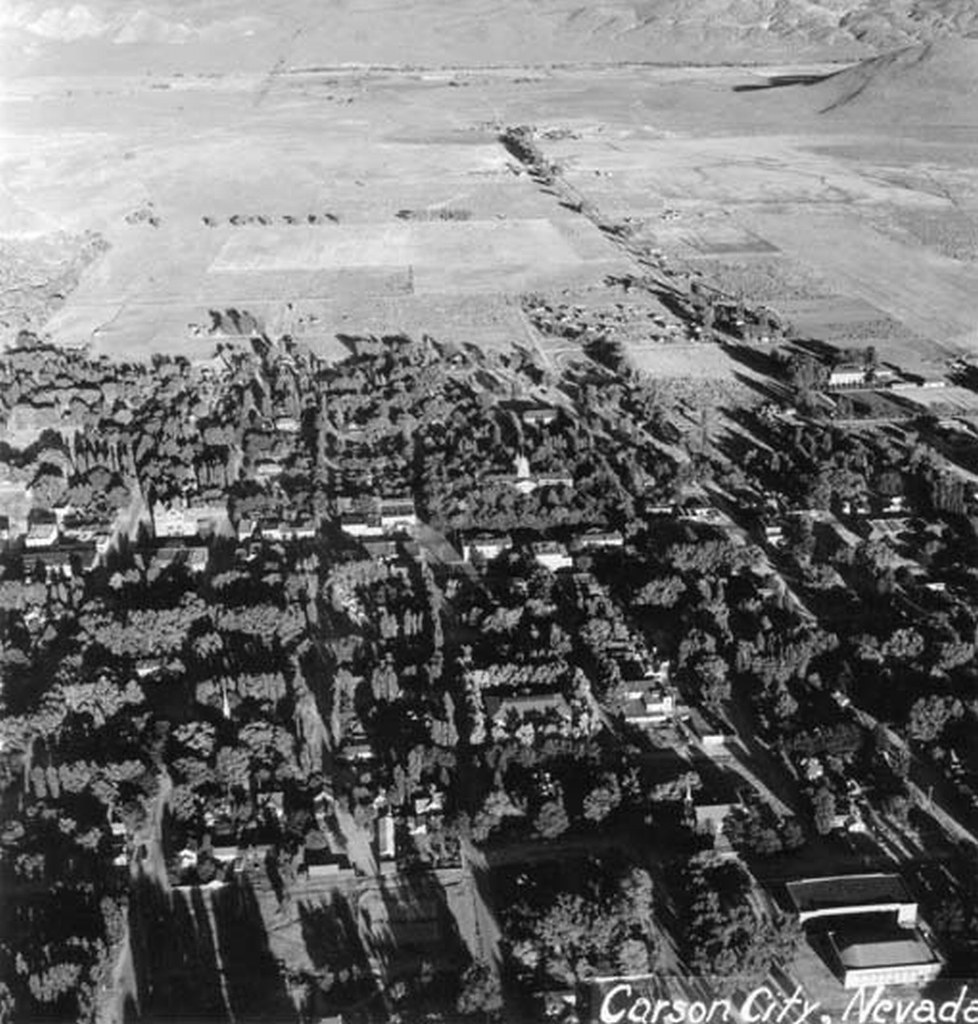 Carson City Aerial This photo was posted from the Western … Flickr