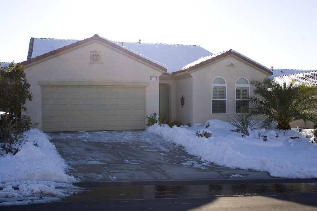 Home After the snowfall in Sun City Anthem, Henderson, NV Flickr