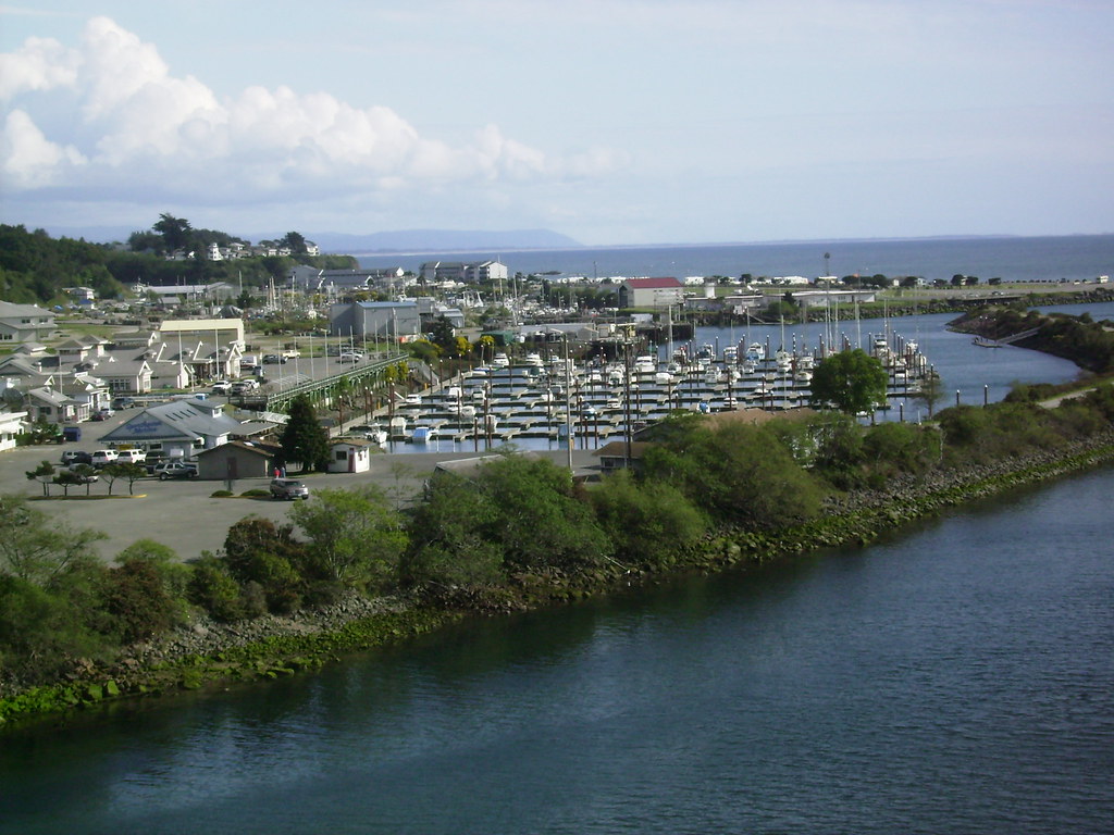 Port of Brookings Harbor from Bridge Mile Post 357.0 The… Flickr