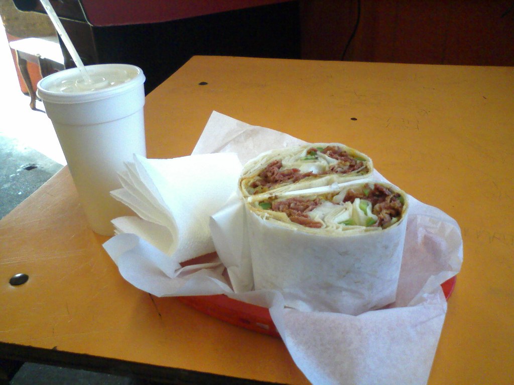 Pastrami burrito peter charbonnier Flickr