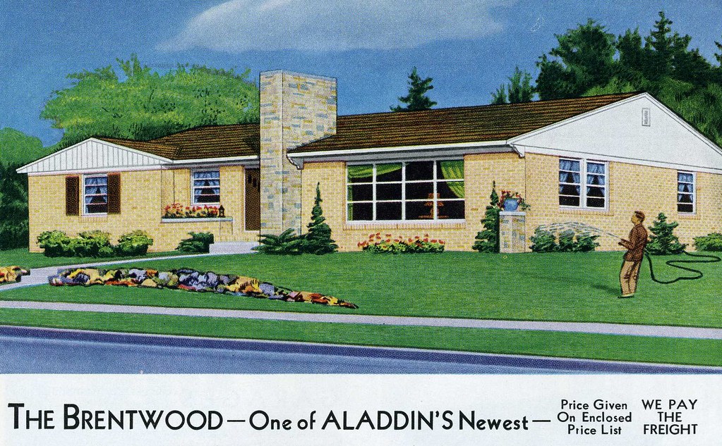 The Brentwood Aladdin 1953 See more Aladdin Kit Homes fr… Flickr