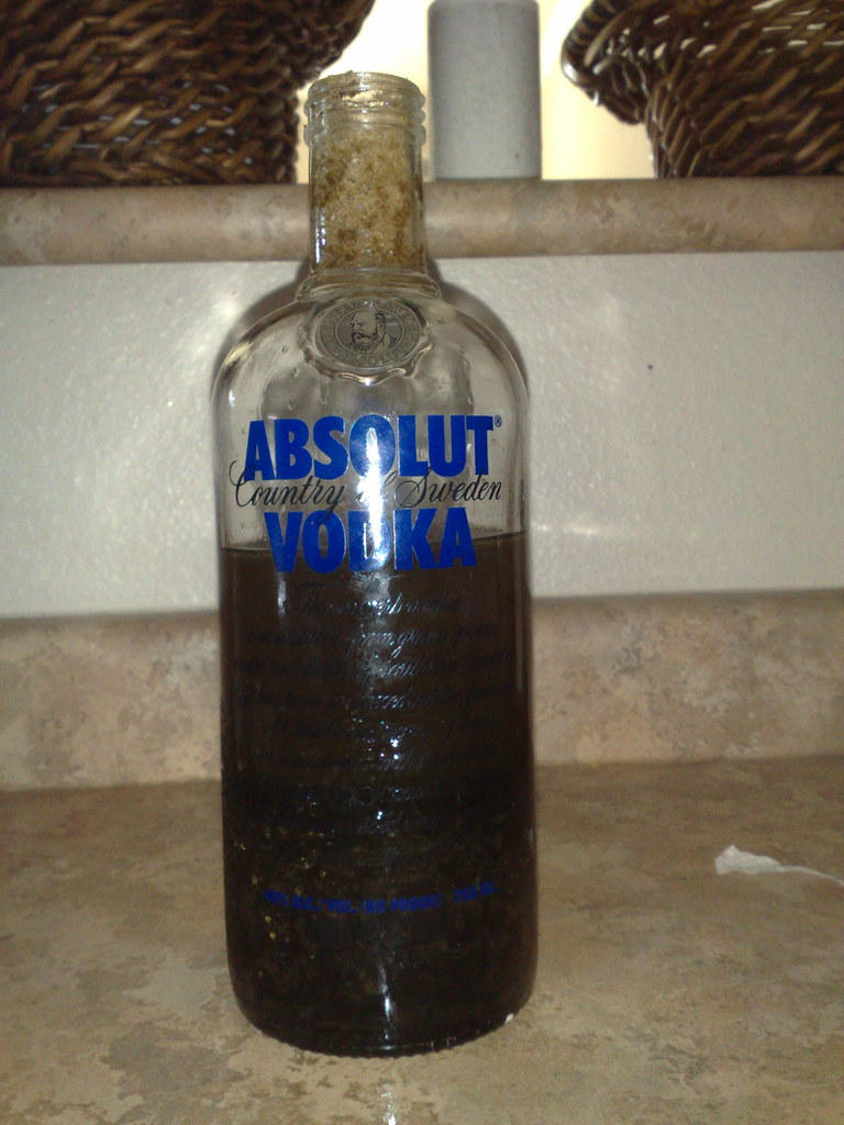 Add the crushed candy to the vodka and put in the heated … Flickr