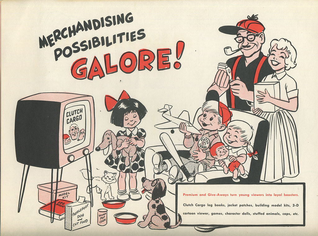 Clutch Cargo promo material c. 1961 Dan Goodsell Flickr