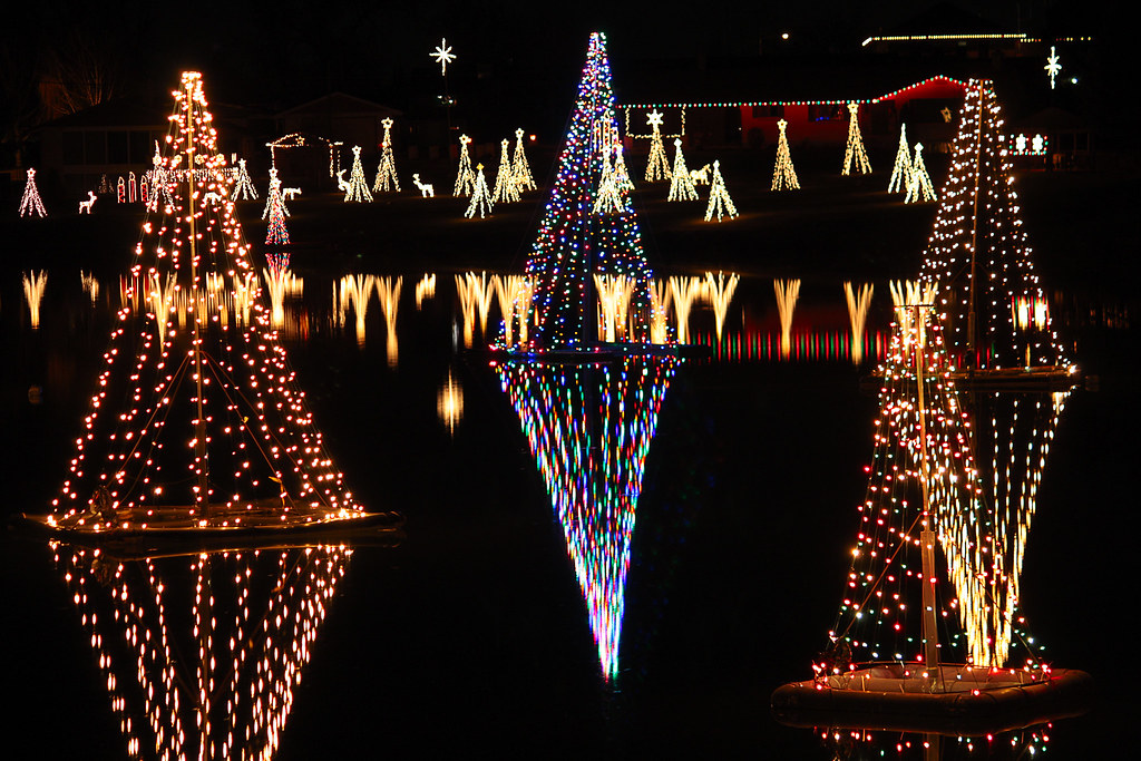 Lights on Salem Pond Lee Ann L. Flickr