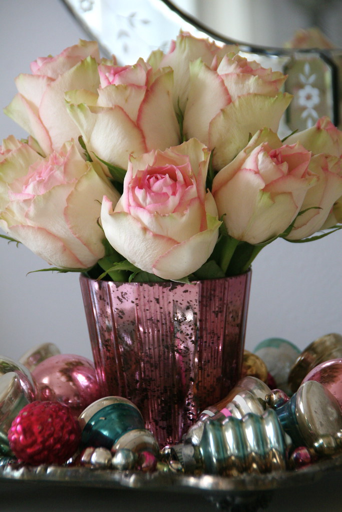 Christmas Roses My favorite roses displayed for Christmas … Flickr