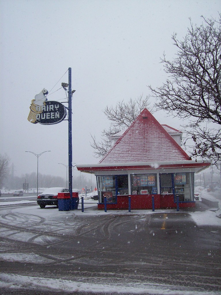 An oldfashioned Dairy Queen topped with a frosty icing. Flickr