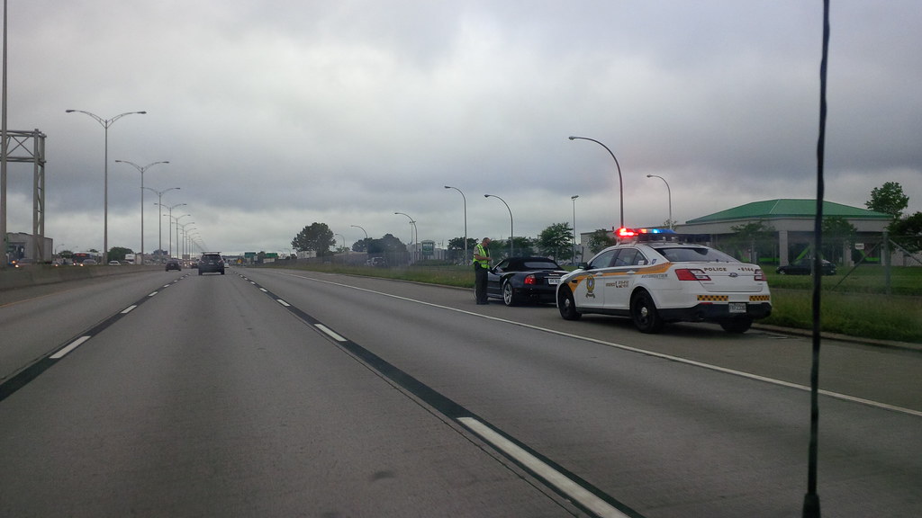 Quebec Provincial Police Traffic Stop Emergency Vehicles Flickr