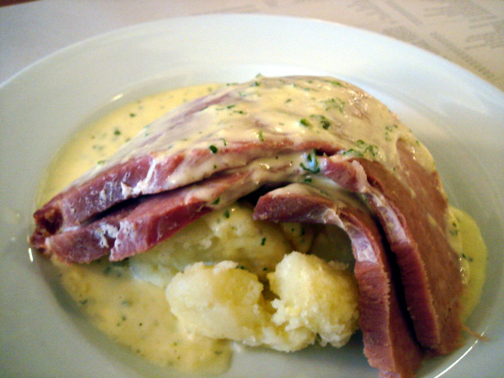 Gammon Ham with Potatoes and Parsley Sauce Not my main cou… Flickr