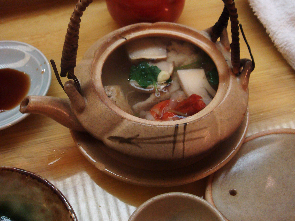 Little Tokyo, Los Angeles Matsutake mushroom hot pot soup Flickr