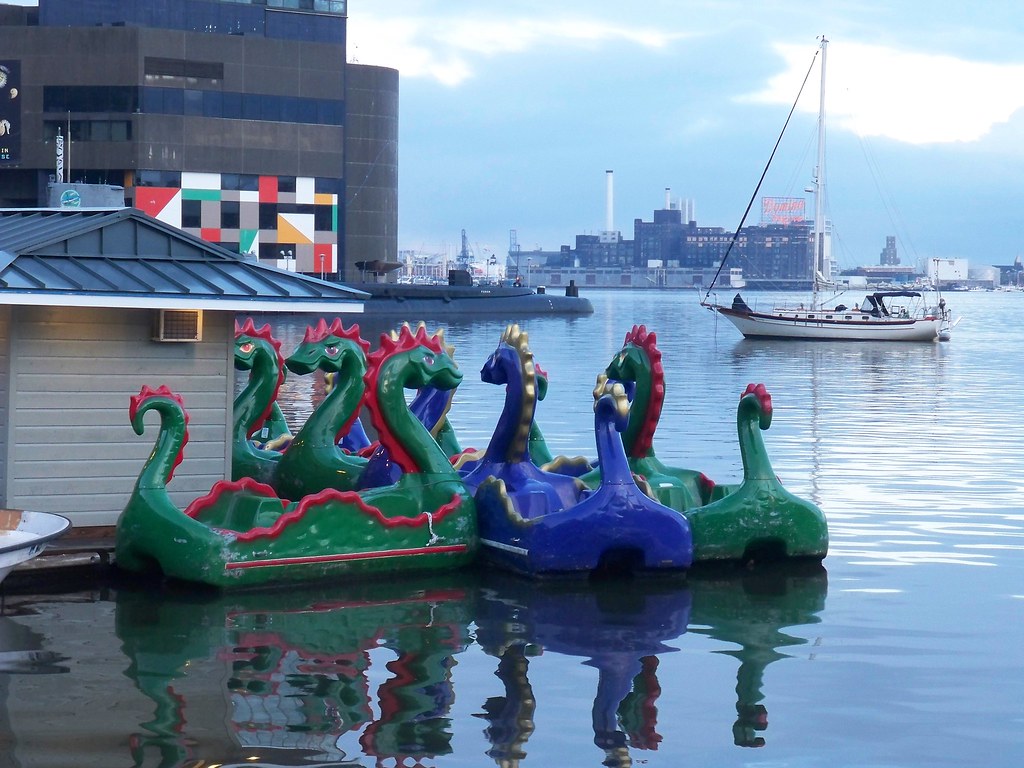 Baltimore Inner Harbor Dragon Pedal Boat Veronica Flickr
