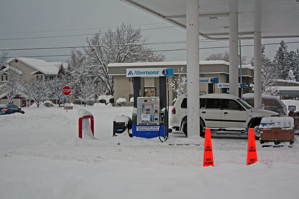 Albertson's Gas Station Mary Flickr
