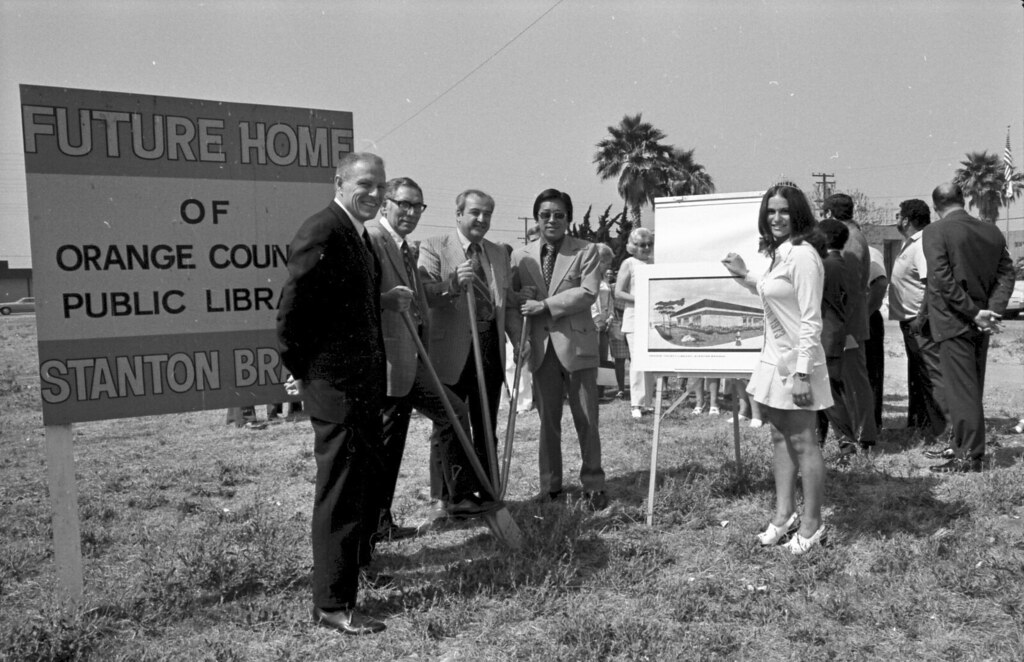 Stanton Branch Library groundbreaking, 1973 The dedication… Flickr