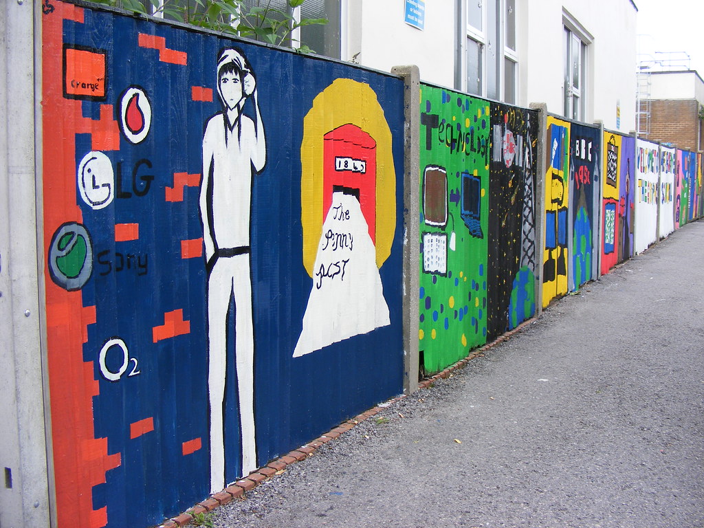 Legitimate graffiti... It seems that schoolchildren from t… Flickr