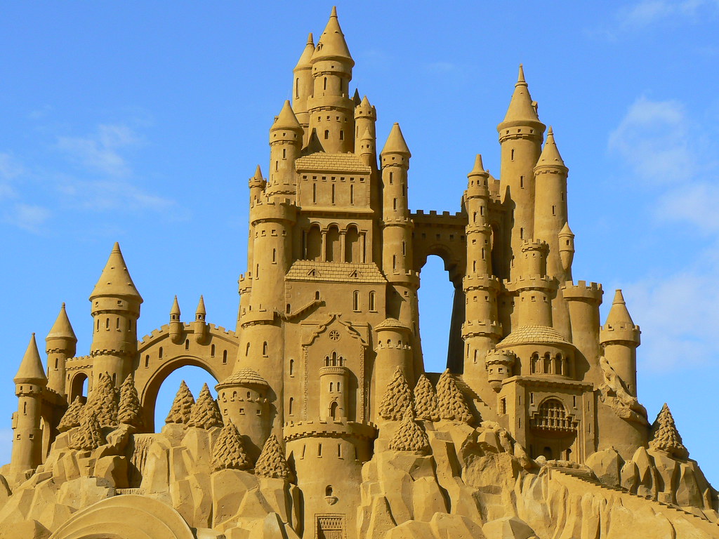 Sandcastle competition, Blankenberge stephengg Flickr