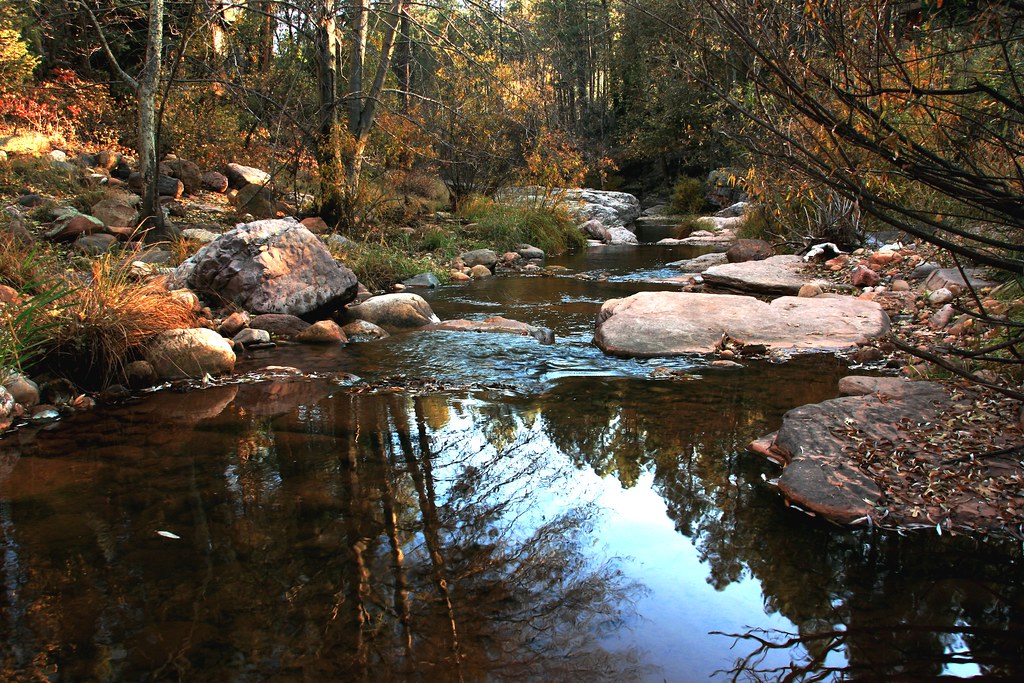 Tonto Creek Az The cabin we stayed in was right above this… Flickr