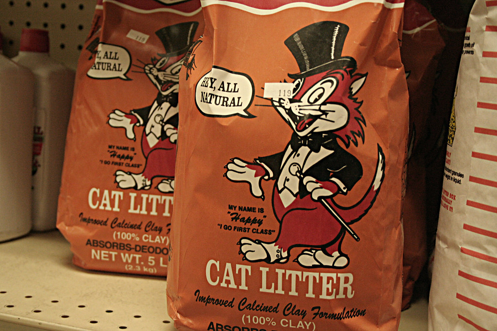 first class cat litter at a random gas station Flickr