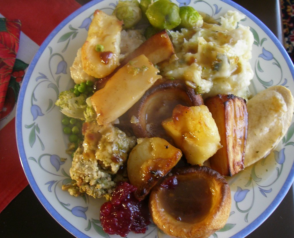 Boxing Day dinner for vegetarians Quorn filet, parsnips, r… Flickr