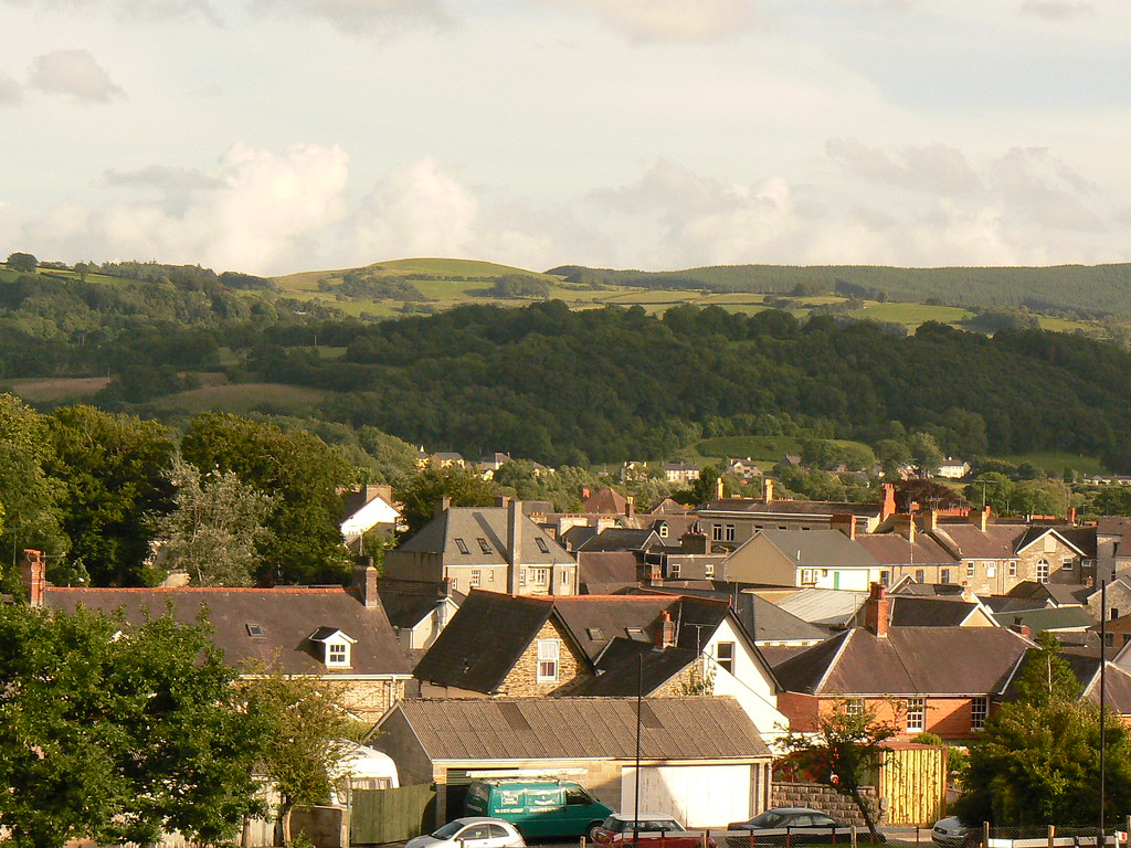 P1040877 General overview of Lampeter from Bryn yr Eglwys Rob