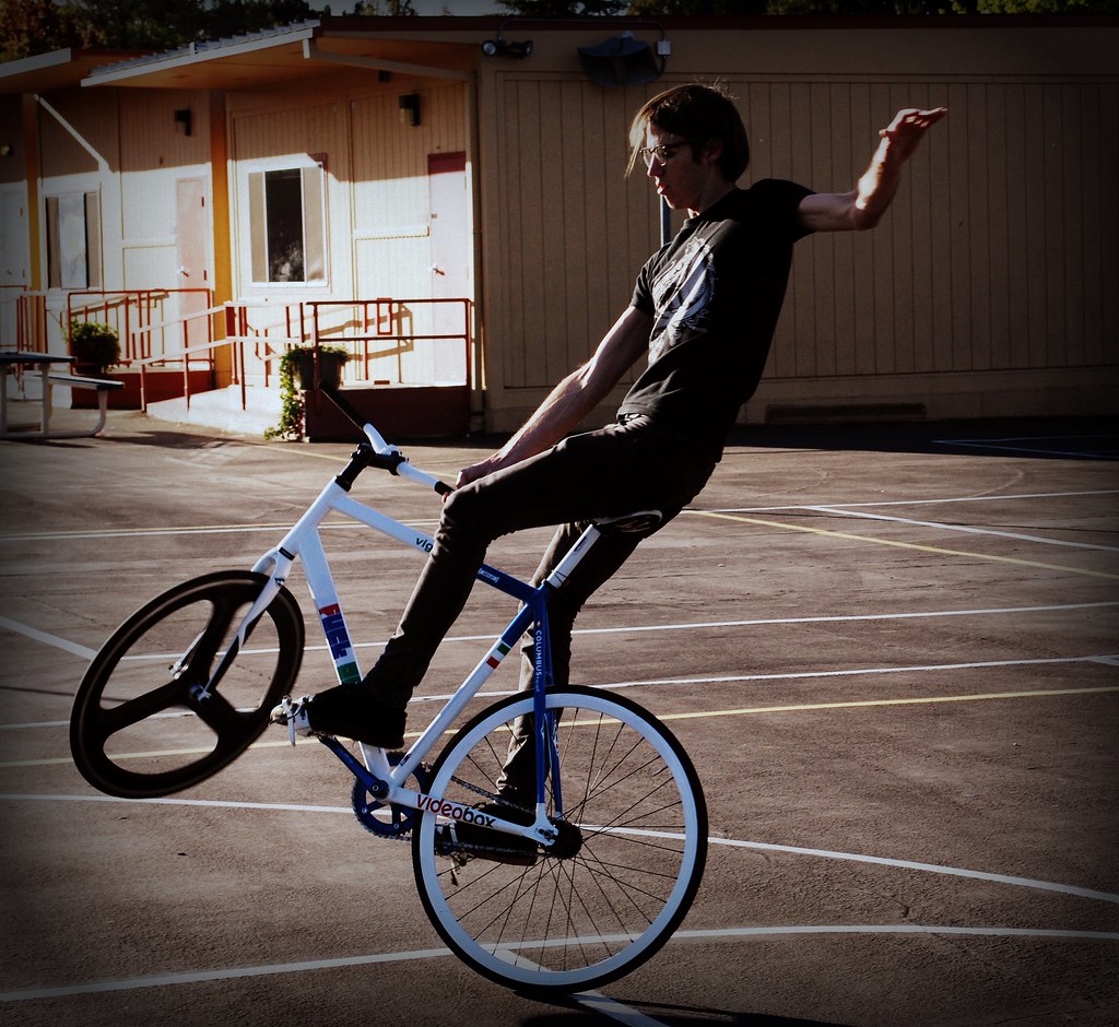 Bike Dance at my old elementary school tangent Flickr