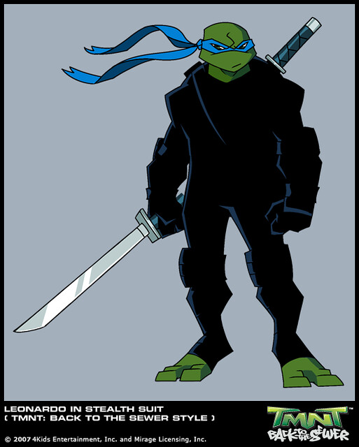 TMNT Back to the Sewer Leo in Steath [[ Courtesy 4kids… Flickr