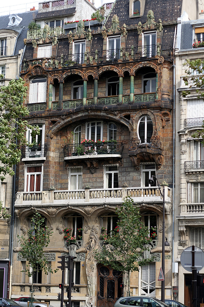art nouveau building 22, avenue Rapp, Paris more Paris i… Flickr