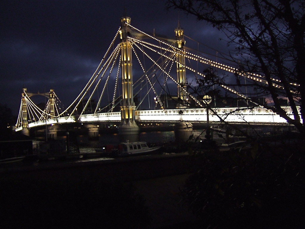 Prince Albert Bridge in London The Prince Albert Bridge cr… Flickr