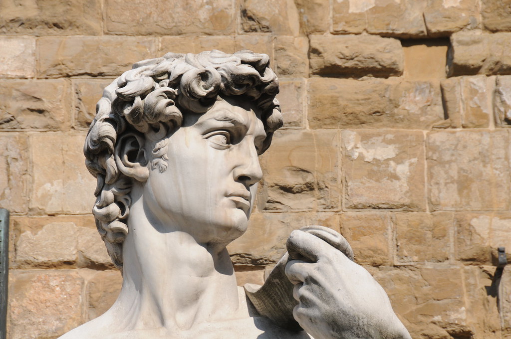 Michelangelo's David Replica of Michelangelo's David in fr… Flickr