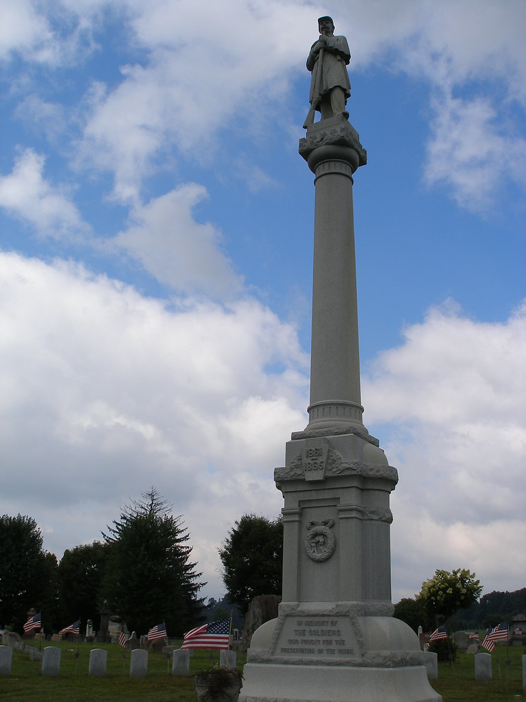 The Civil War monument in Grandview cemetery, Johnstown, P… Flickr