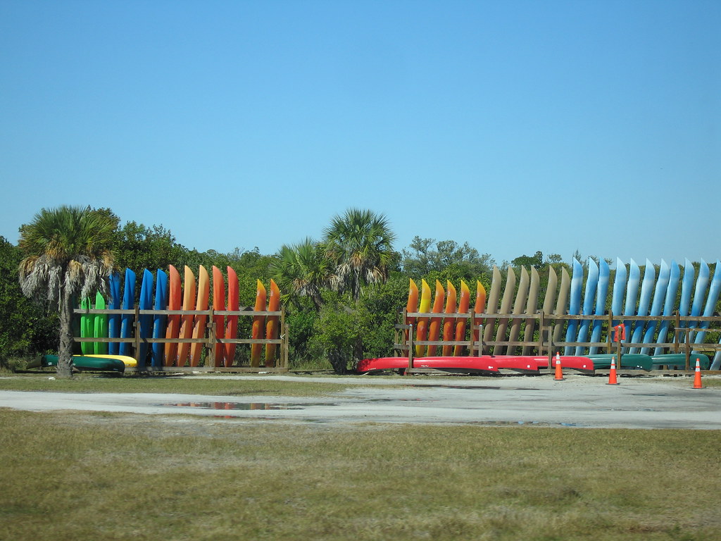 Colourful Kayaks, Fort de Soto Park, Tampa Bay, Florida, U… Flickr
