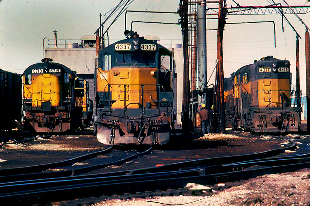 Butler, WI. in March 1978. The Butler diesel shop looking … Flickr
