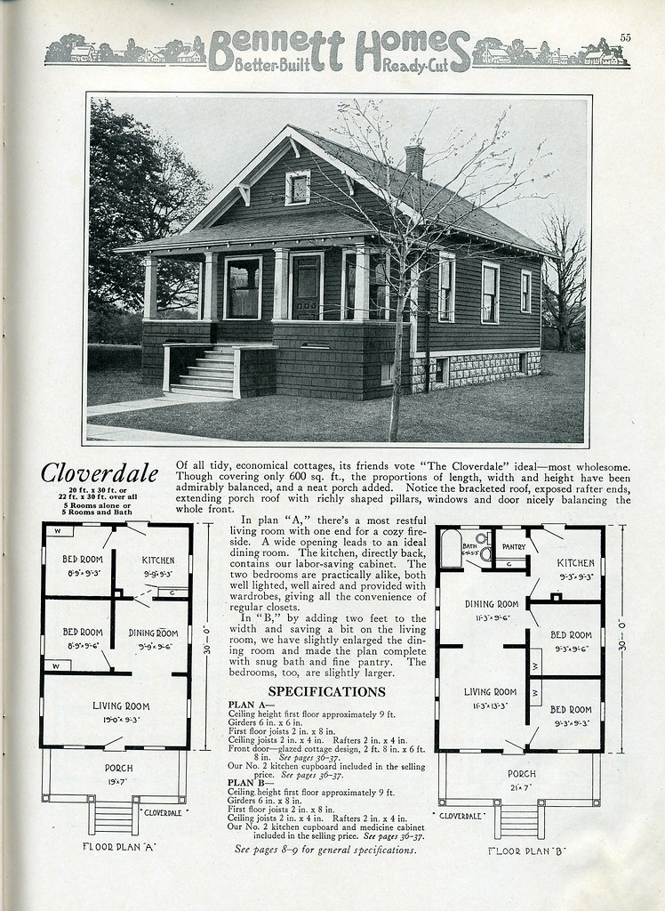 Homes 1920 The Cloverdale Daily Bungalow Flickr