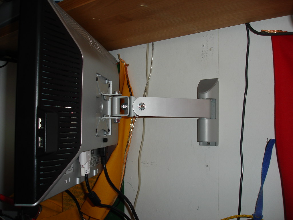Ikea VESA Mount I wanted to both raise up my monitor and c… Flickr