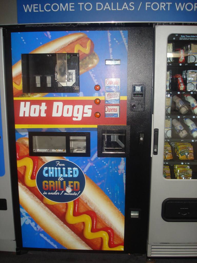 The Latest in Vending Machine Technology A Hot Dog Vending… Flickr