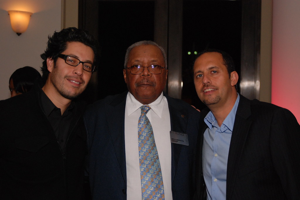 Alum Robert Benavides (B.A. '93), Dr. Eric Winston, and Al… Flickr