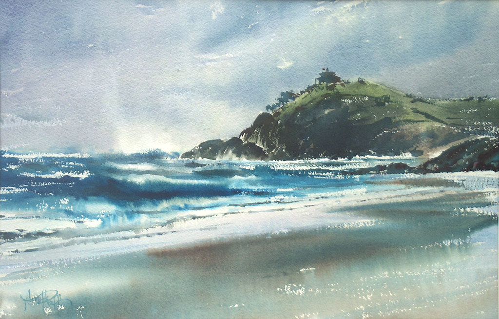 CabaritaBeach 1st Prize Watercolour Section Gold Coast Sh… Raff Flickr