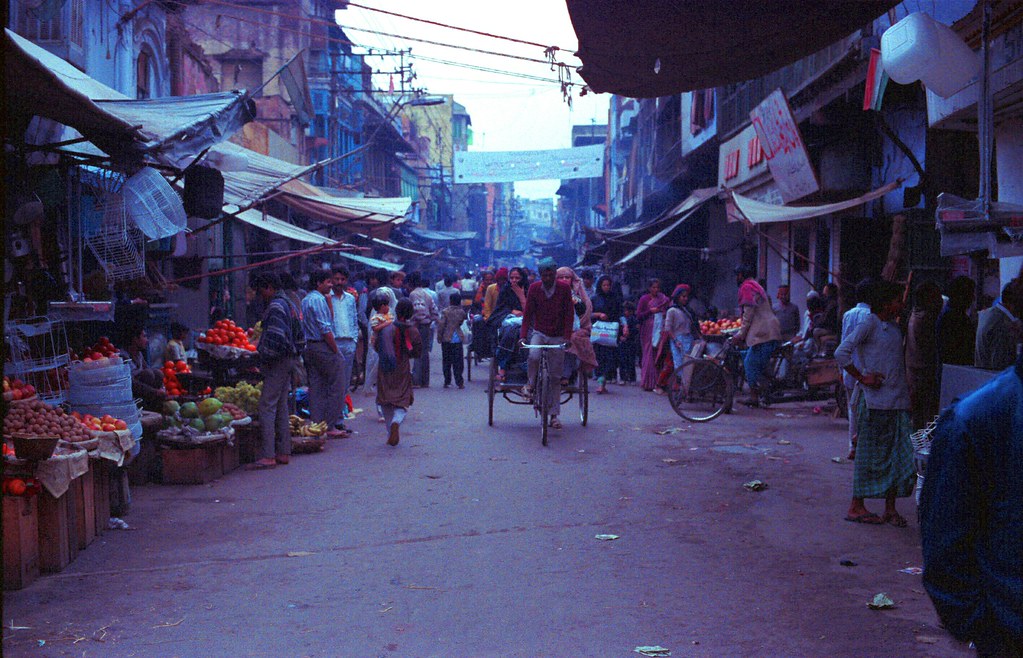 Old Delhi Bazar Delhi Gate Darya Ganj India Feb 1990 292 Flickr