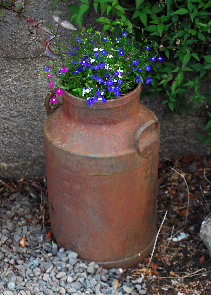Milk Urn Flower pot Townfoot Farm Blantyrefarm James Brown Flickr