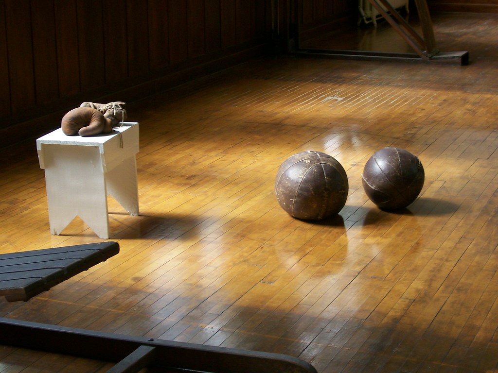 Vintage Gym Equipment, Fordyce Bathhouse Hot Springs, AR Rob