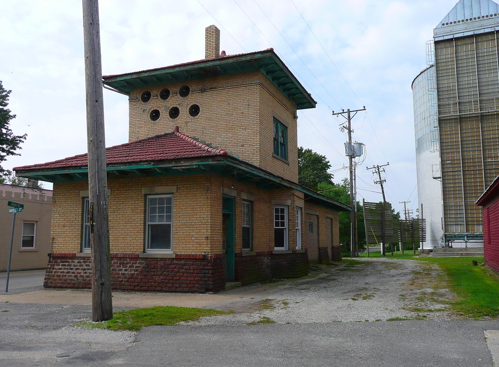 Bondville, IL Illinois Traction Station 3 From Wikipedia … Flickr
