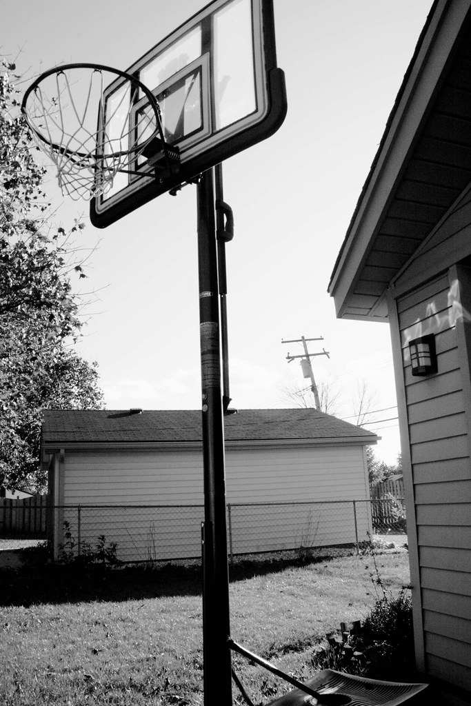 Basketball Hoop my backyard again, just a basketball hoop … Flickr
